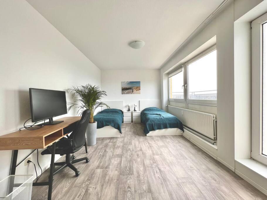Maisonette Penthouse Laatzen - 5 Min To Messe Hannover Eksteriør bilde